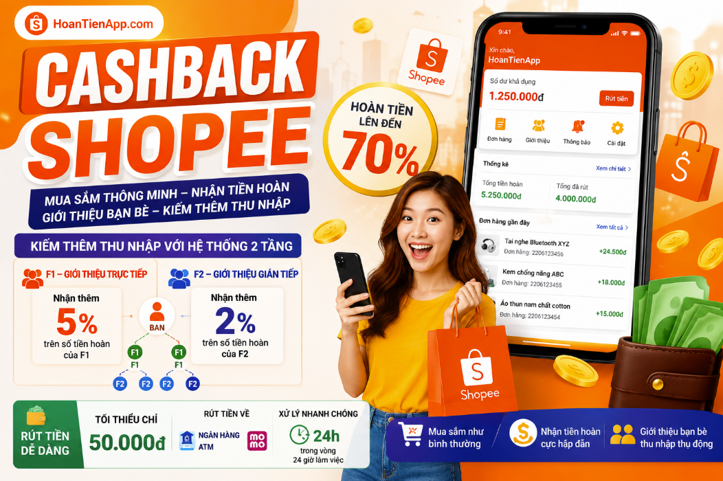 hoàn tiền app